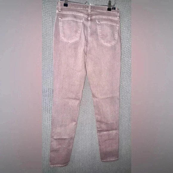 KanCan Womens 30 Skinny Jeans Solid Light Pink High Rise pink rose Colored Denim - Picture 5 of 8